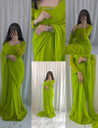 Shama-e-Husn Chiffon Saree