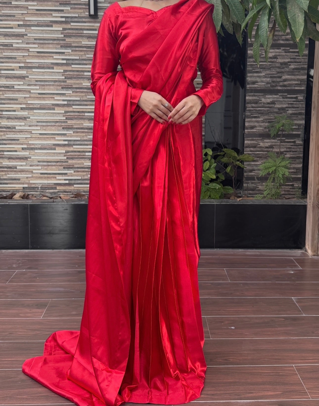 Plain Silk Saree