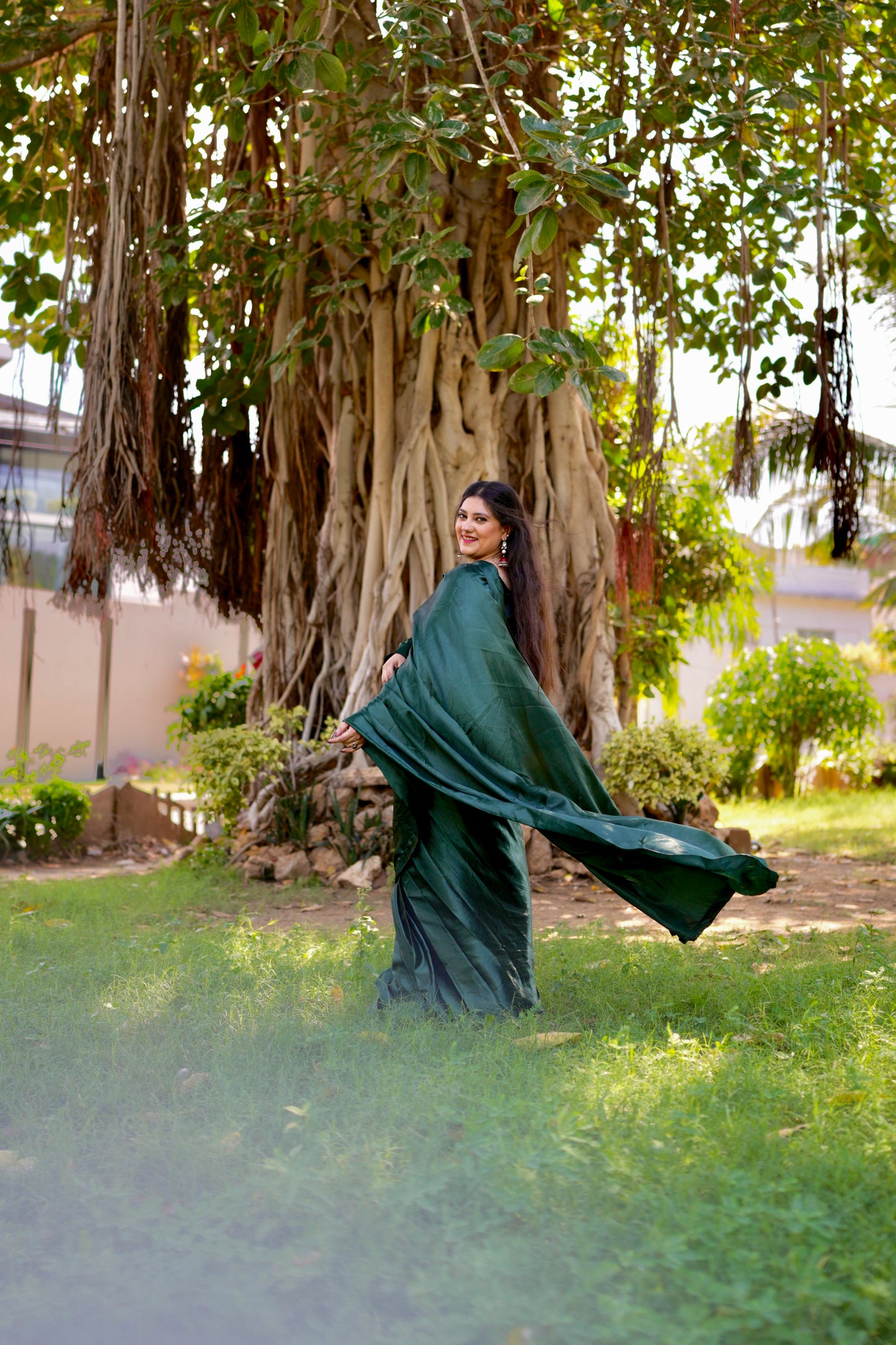 Plain Silk Saree