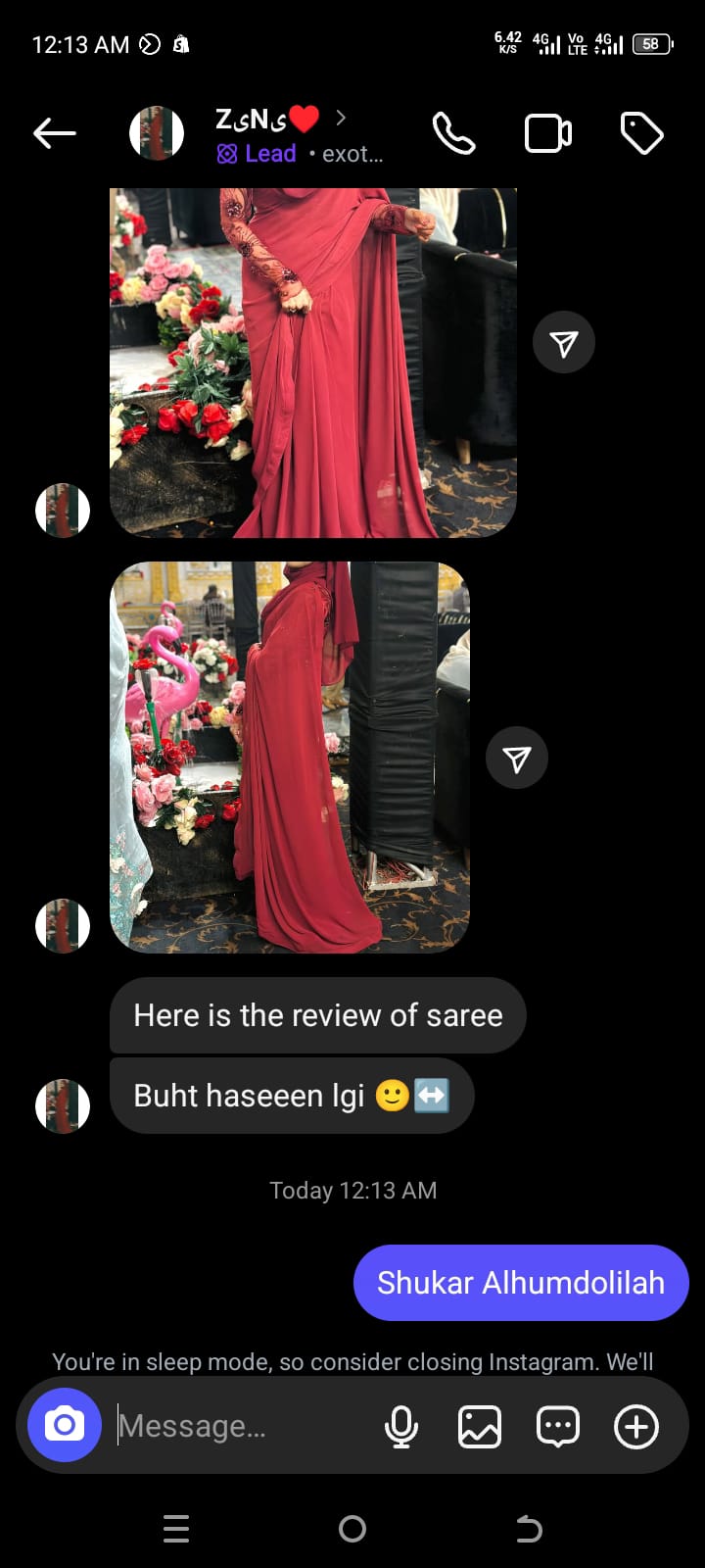 Elegant Embroided Chiffon Pallu Saree