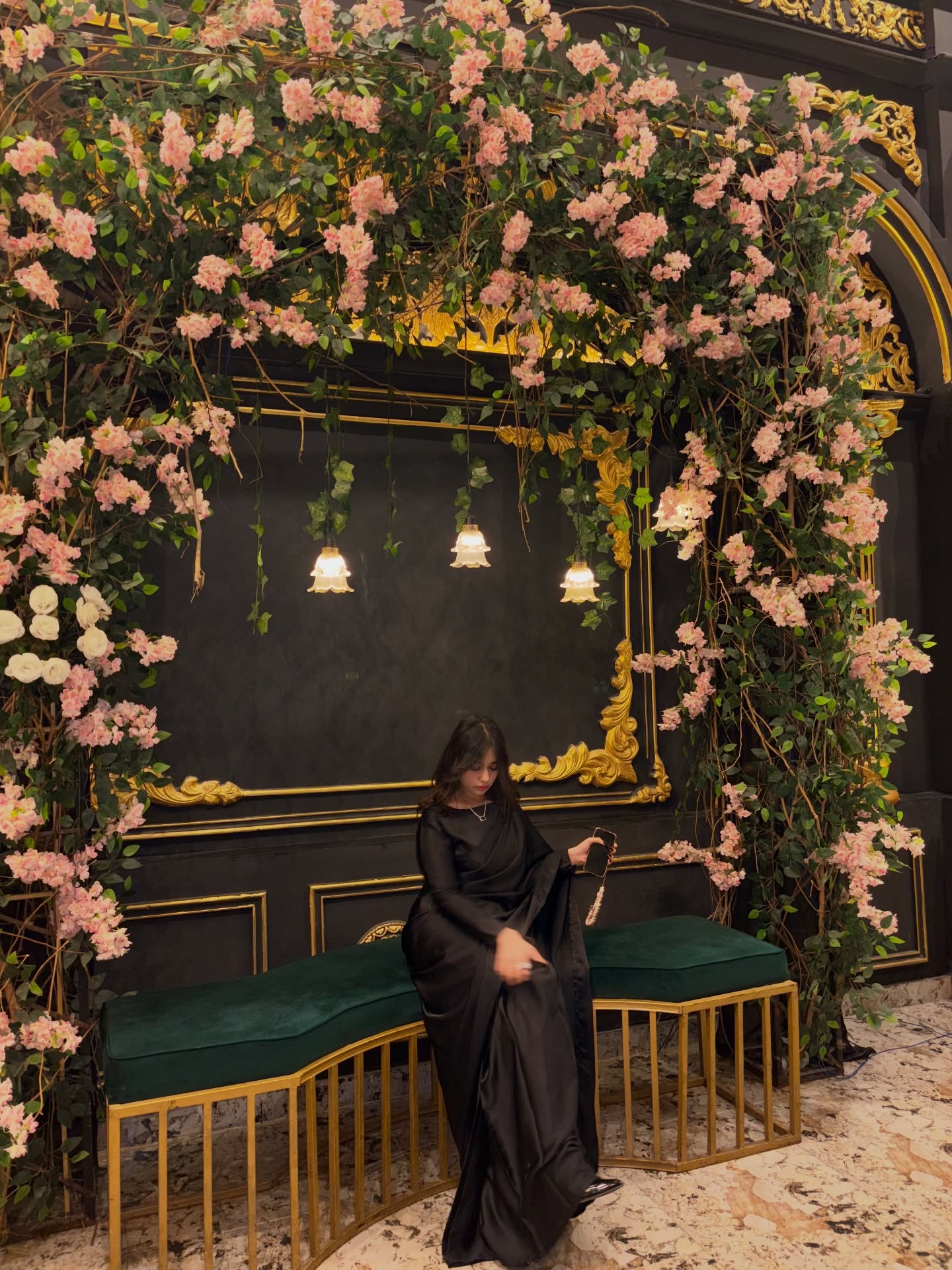 Black Stitched Plain Silk Saree