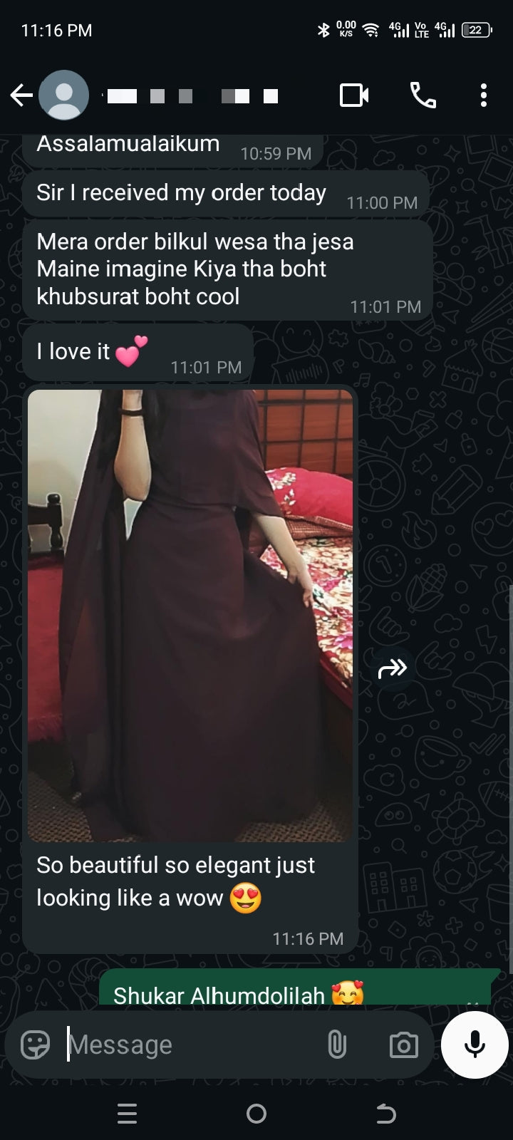 Raqs Plain Chiffon Set