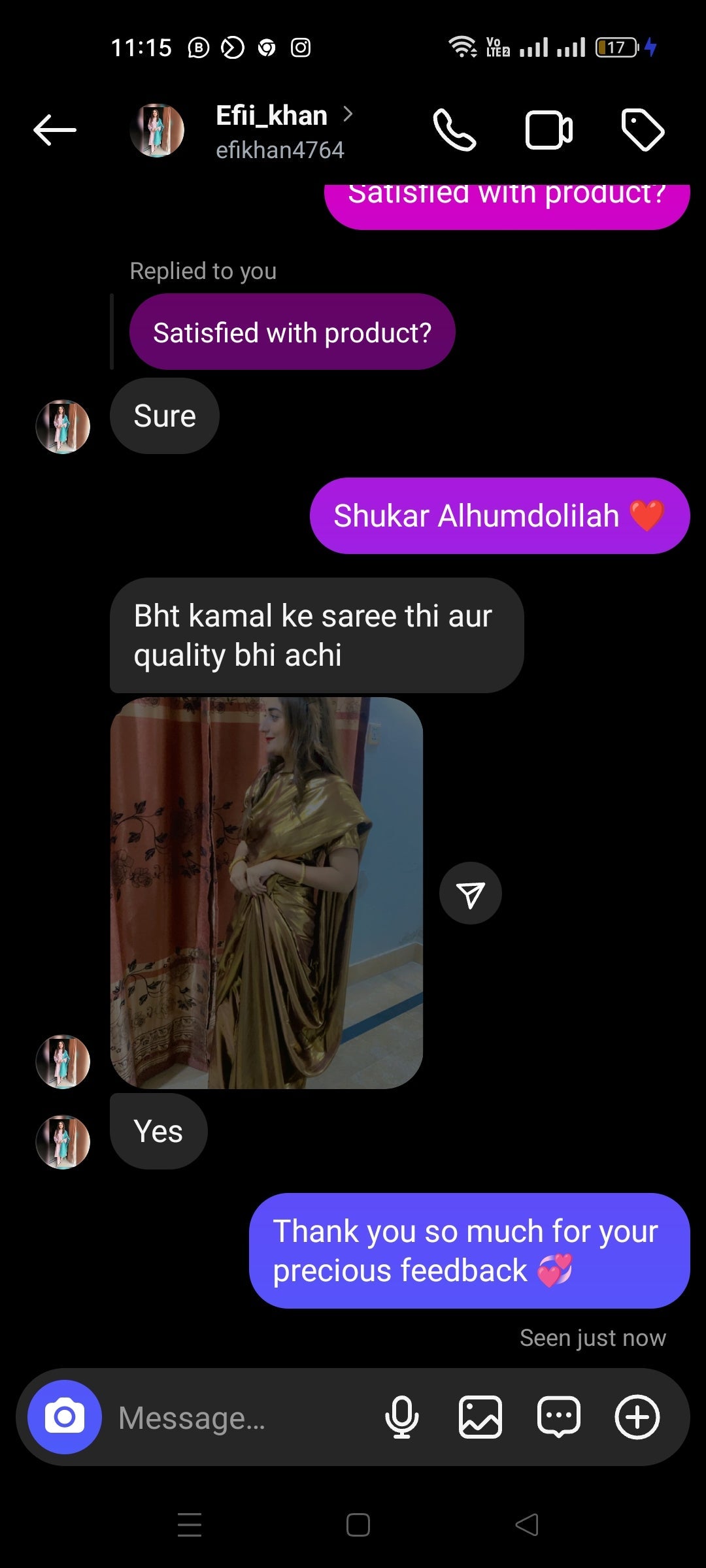 Liquid Satin Sailk Plan Saree