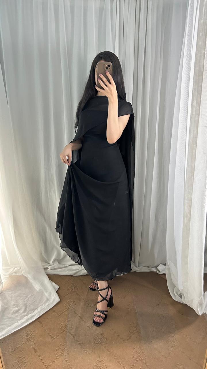 Raqs Plain Chiffon Set