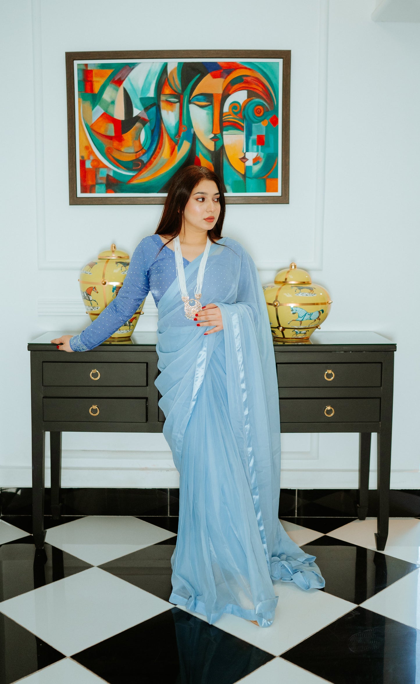 "Aabroo by Style Nest" Sky Blue