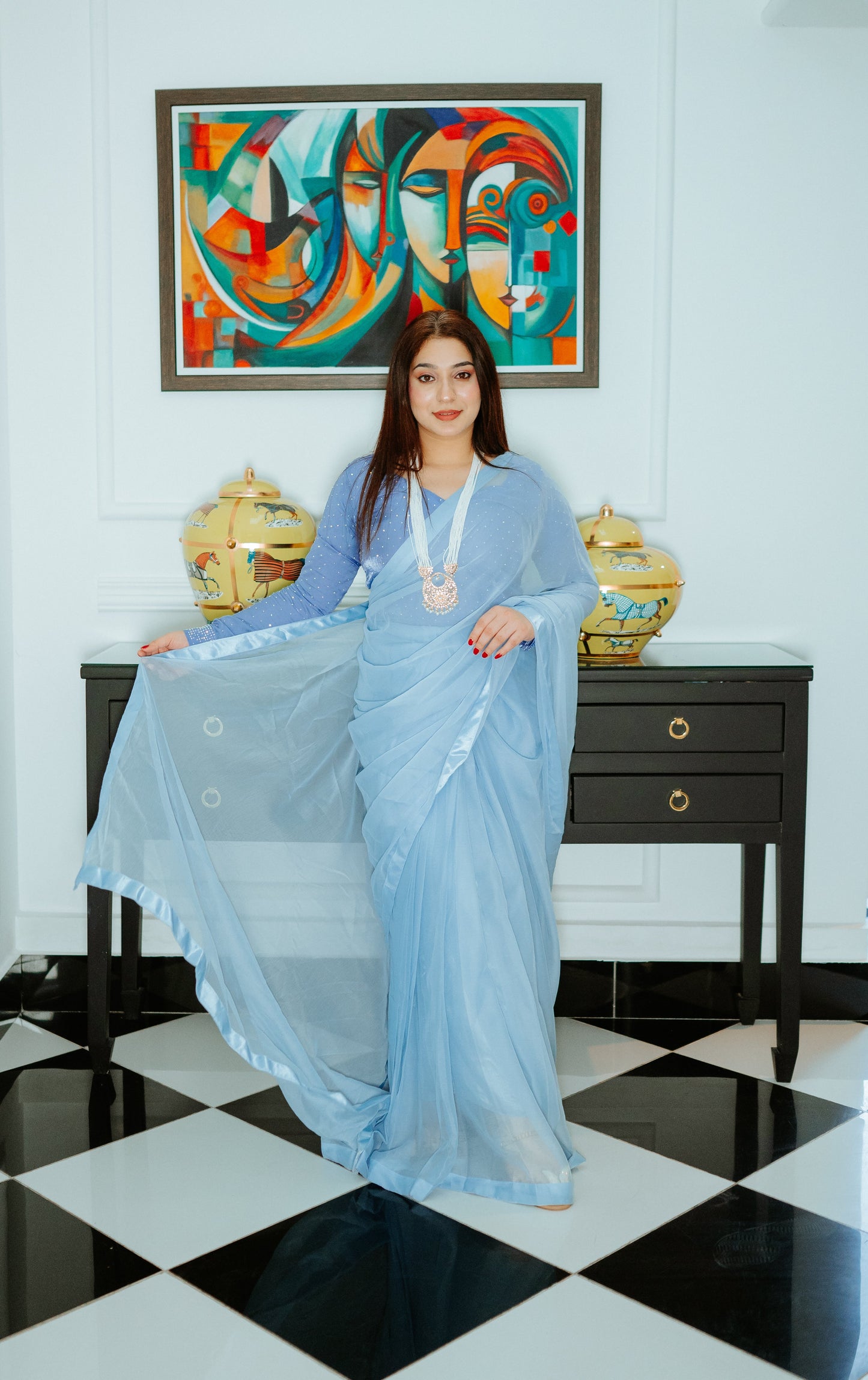 "Aabroo by Style Nest" Sky Blue