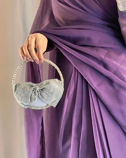 Ayla Lavender Grace Signature Chiffon Saree