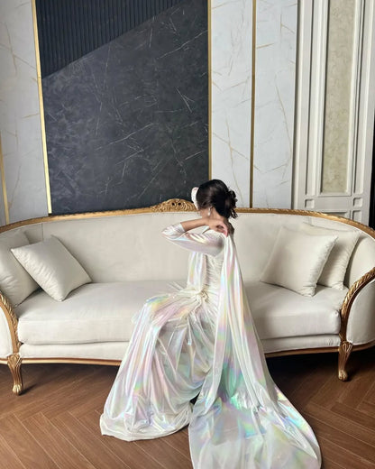 ✨ Moonlight Rainbow Saree ✨