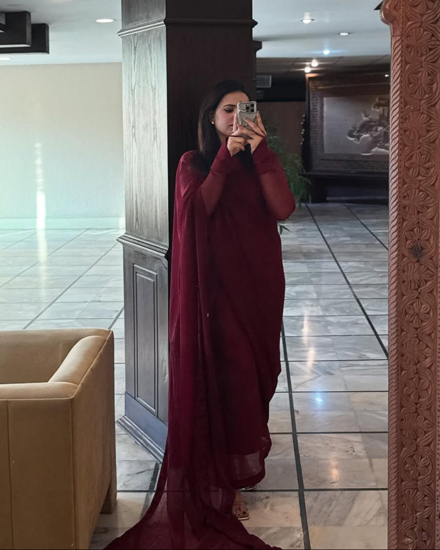 Noor-e-Chiffon Saree................