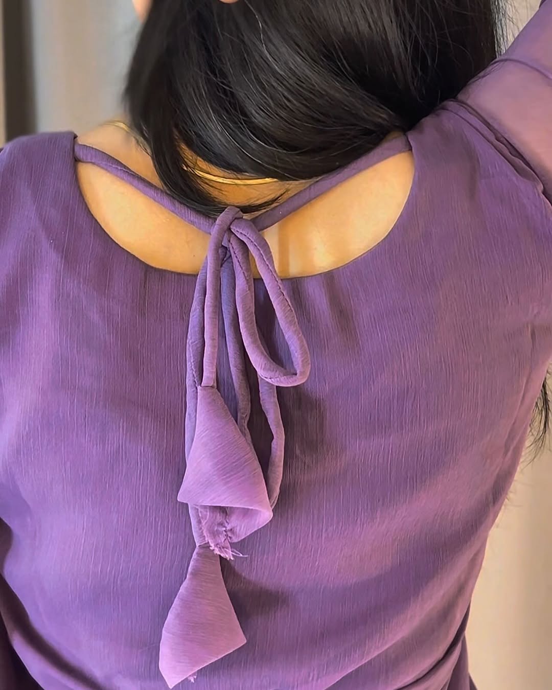 Ayla Lavender Grace Signature Chiffon Saree