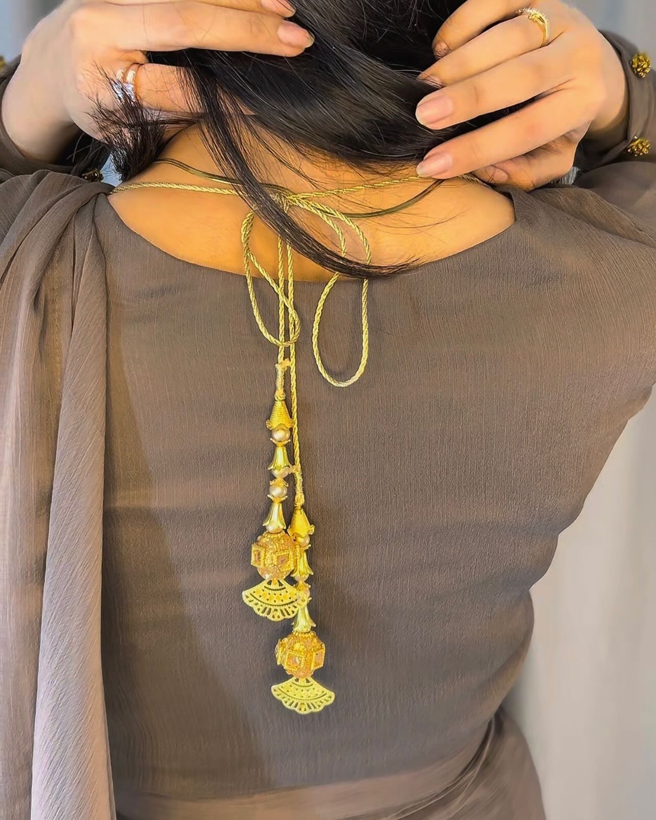 Gulbahar Chiffon Saree Stitched