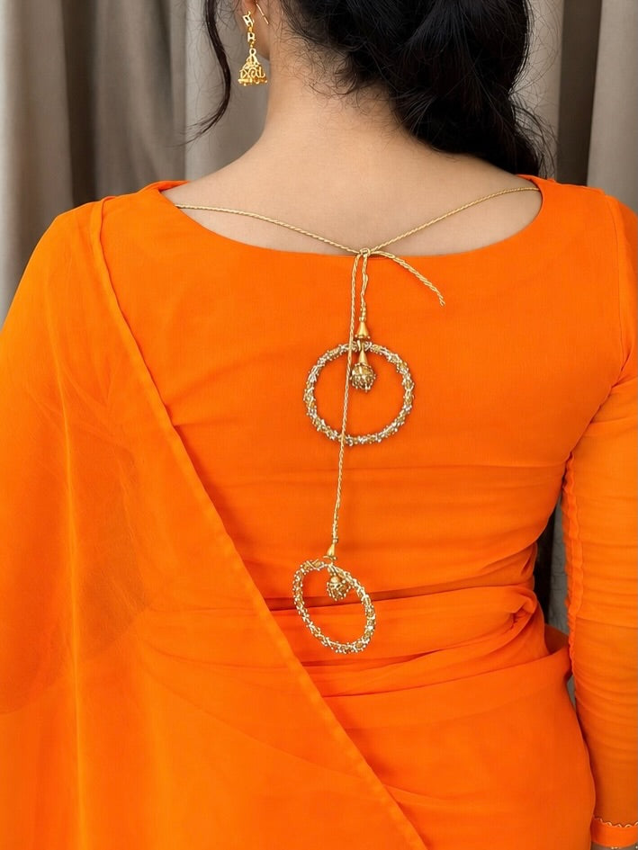 ✨ Zebaish Chiffon Saree
