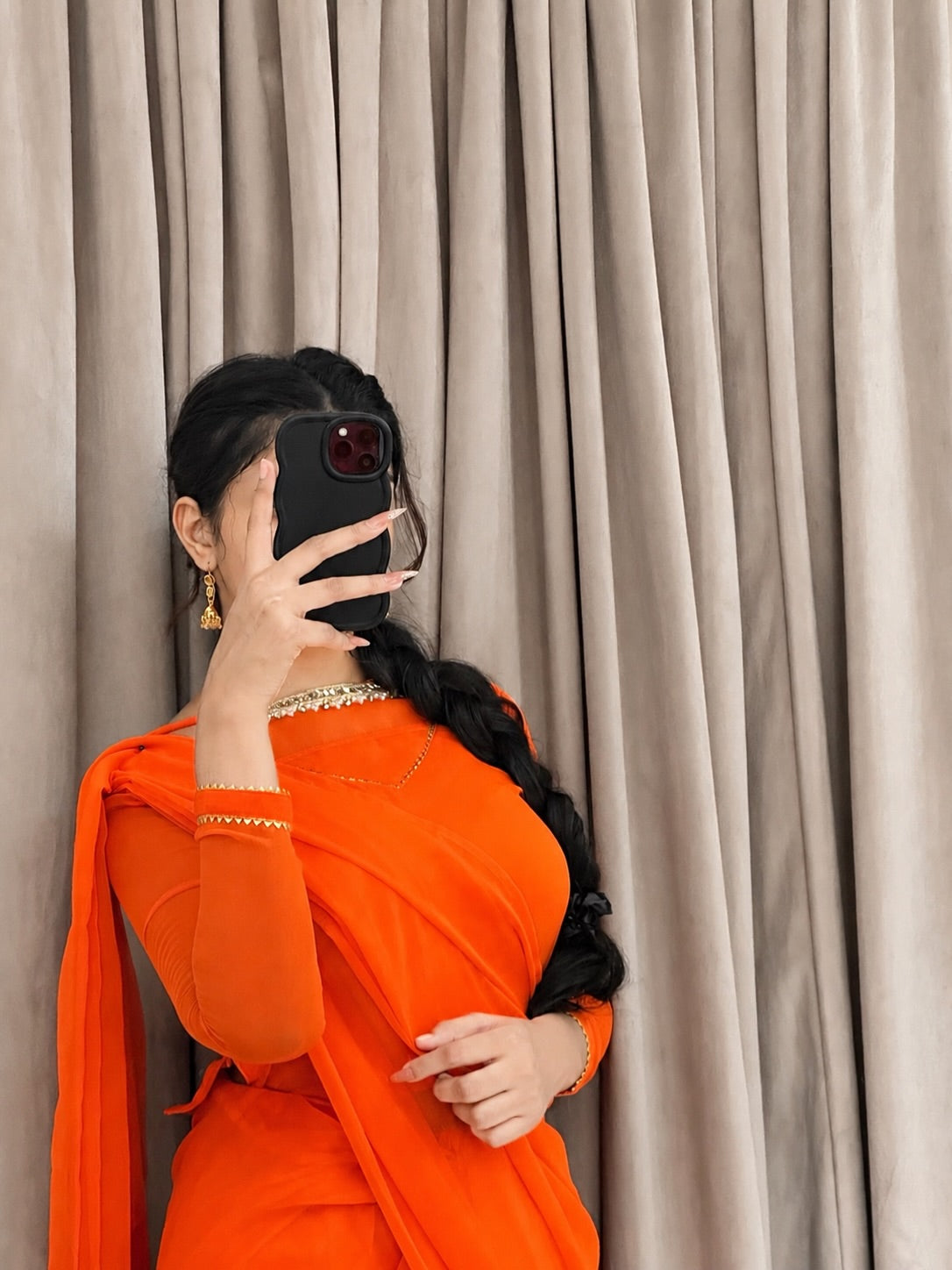 ✨ Zebaish Chiffon Saree