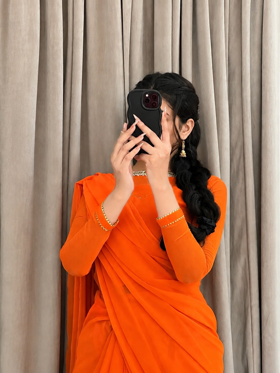 ✨ Zebaish Chiffon Saree
