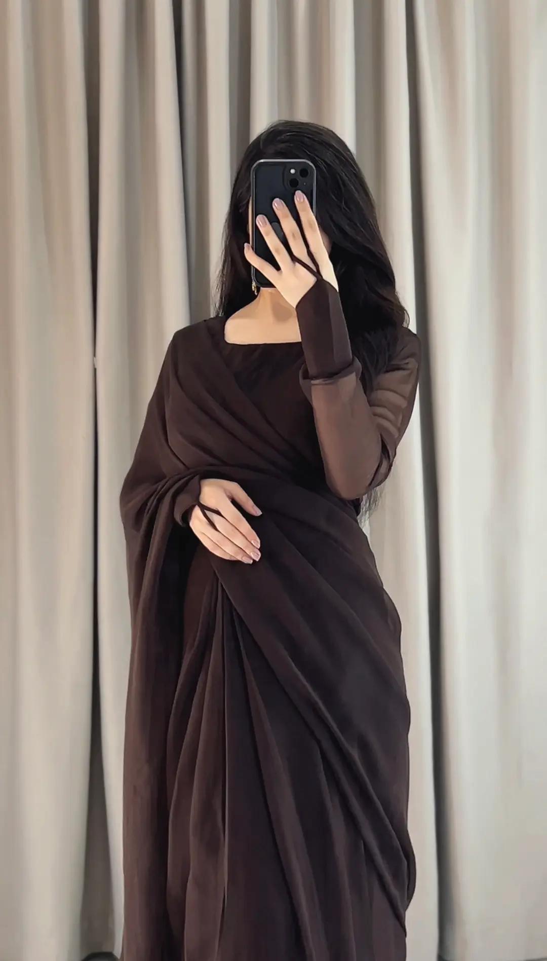 Noor e Chiffon Saree  Stitched