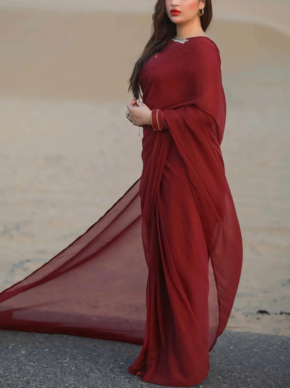 ✨ Zebaish Chiffon Saree