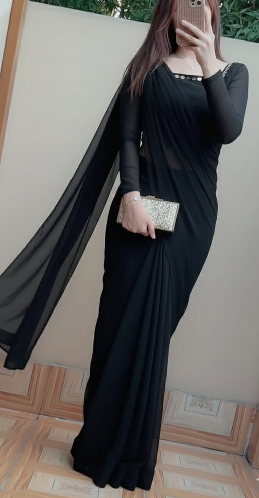 Shama-e-Husn Chiffon Saree