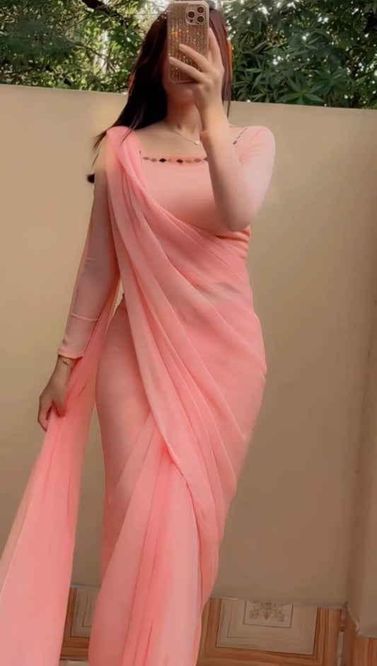 Shama-e-Husn Chiffon Saree