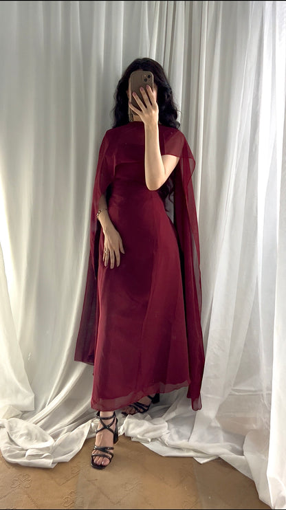 Raqs Plain Chiffon Set