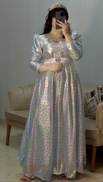 3pcs Cutwork Moonlight Ring Airline Frock/Maxi