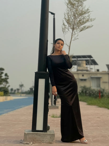 ✨ Velvet Western Bodycon Dress  ✨ (Ready to Wear)