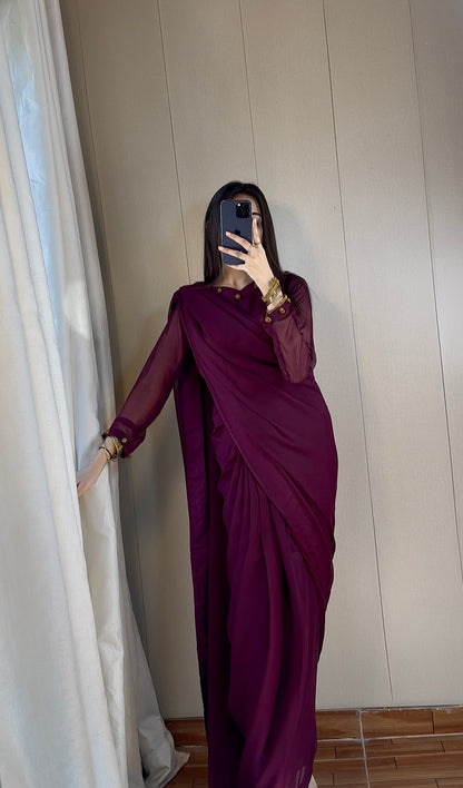 Gulbahar Chiffon Saree