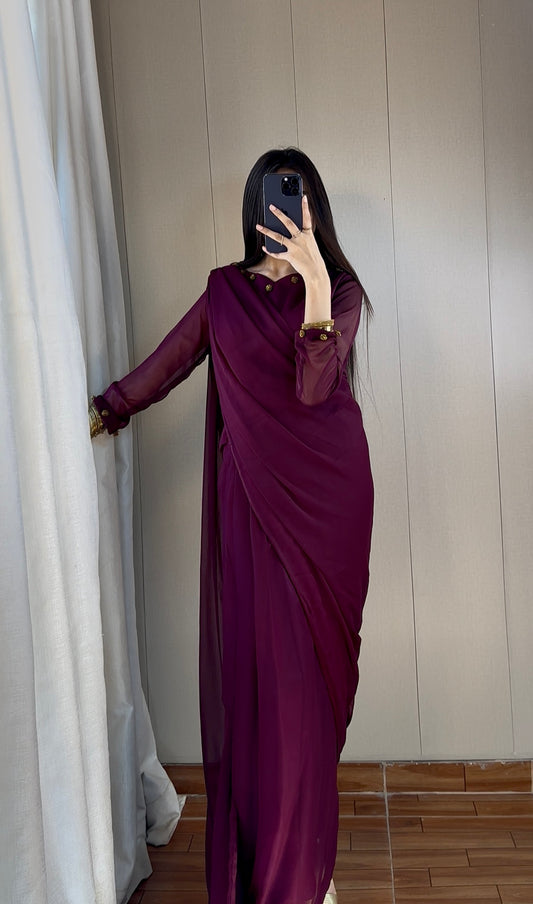 Gulbahar Chiffon Saree