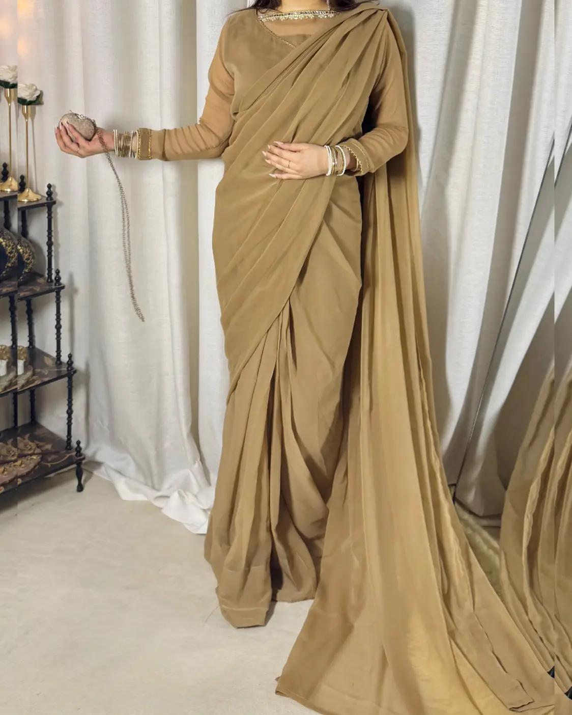 ✨ Zebaish Chiffon Saree