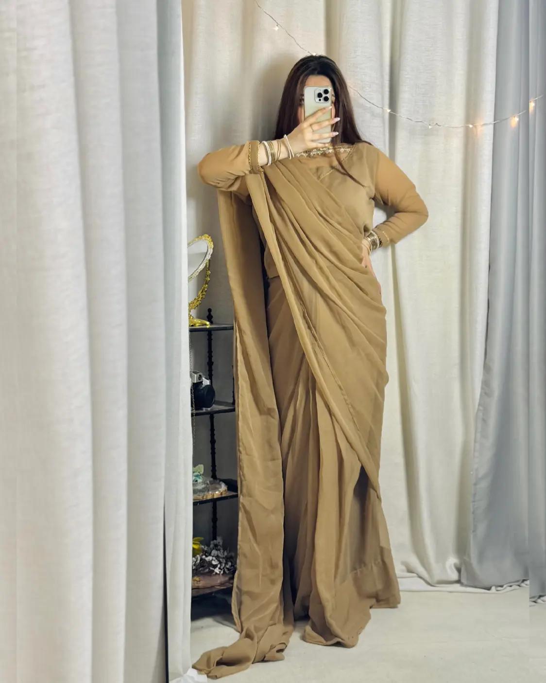 ✨ Zebaish Chiffon Saree