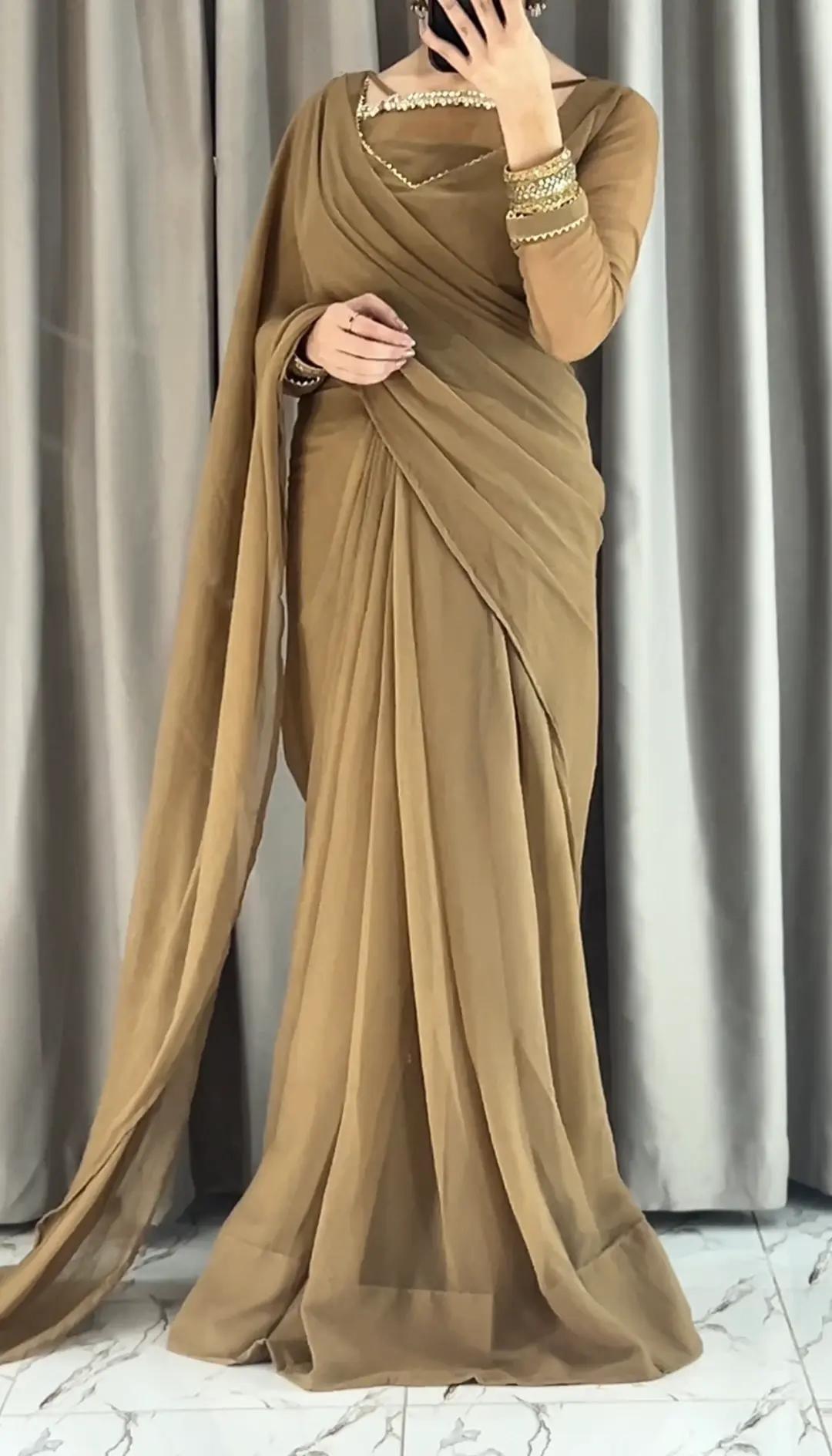 ✨ Zebaish Chiffon Saree