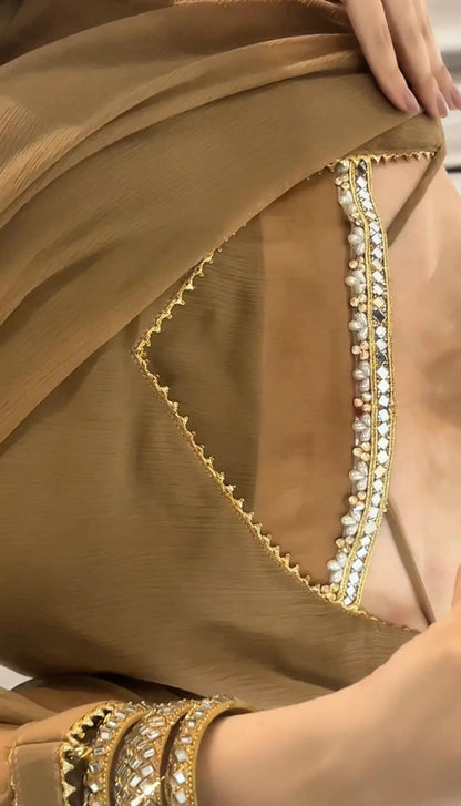 ✨ Zebaish Chiffon Saree
