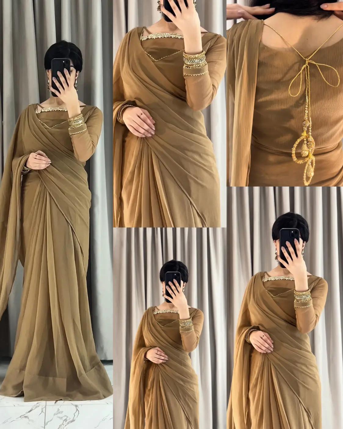 ✨ Zebaish Chiffon Saree