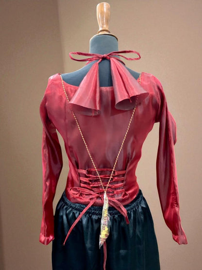 🌹 Mehr-o-Siyaah Saree ❤️🖤