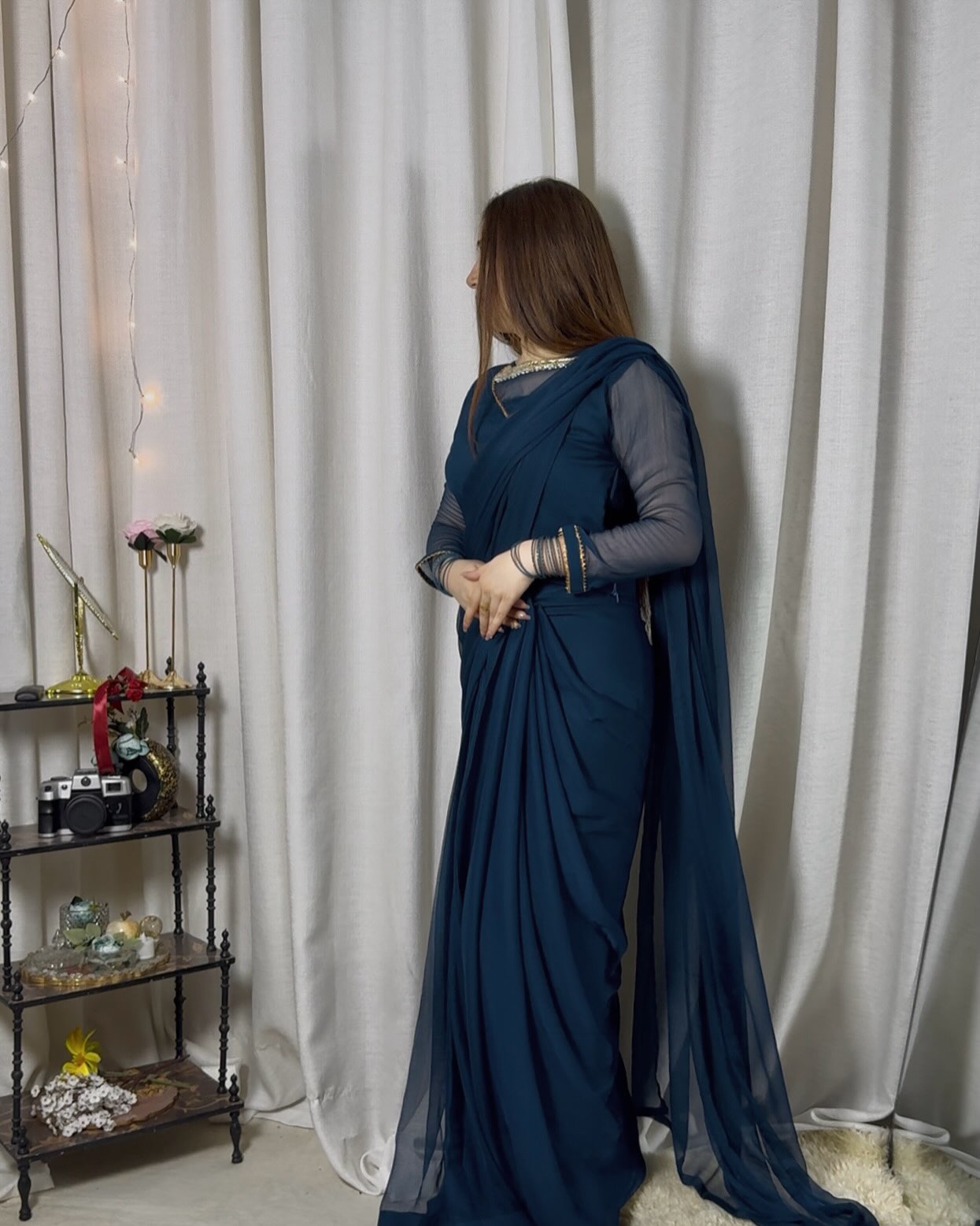 ✨ Zebaish Chiffon Saree