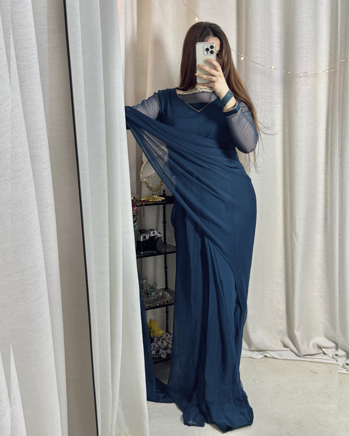 ✨ Zebaish Chiffon Saree