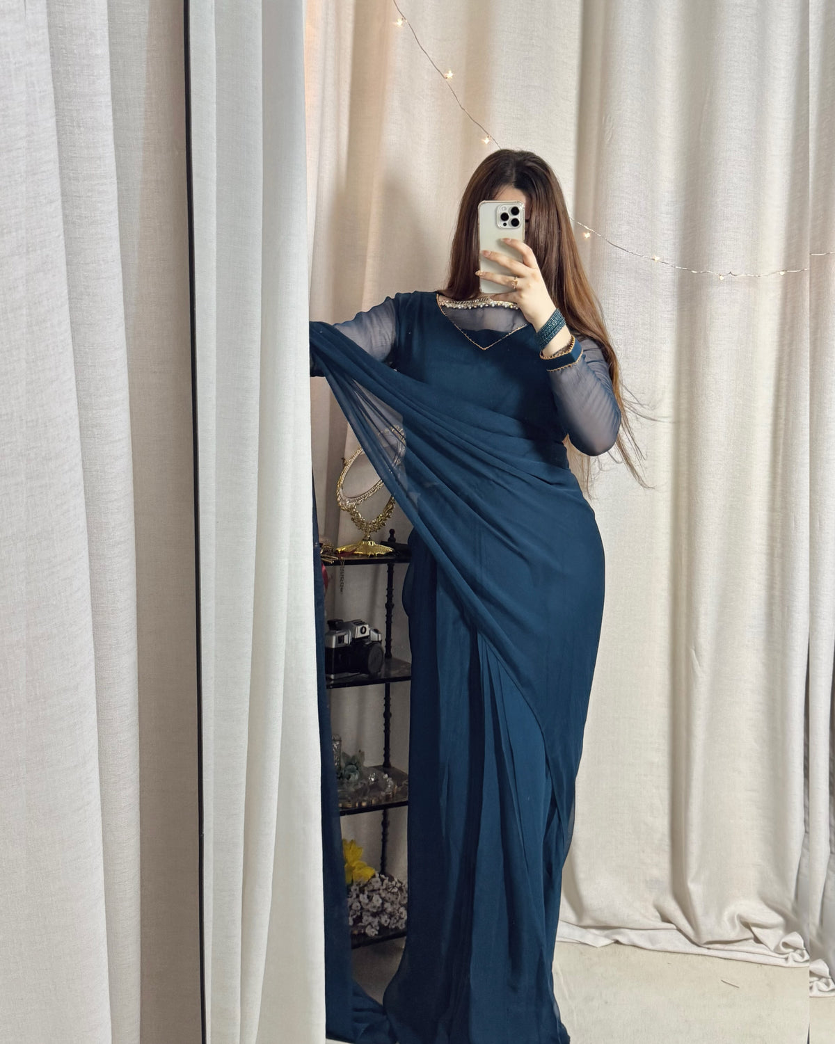 ✨ Zebaish Chiffon Saree