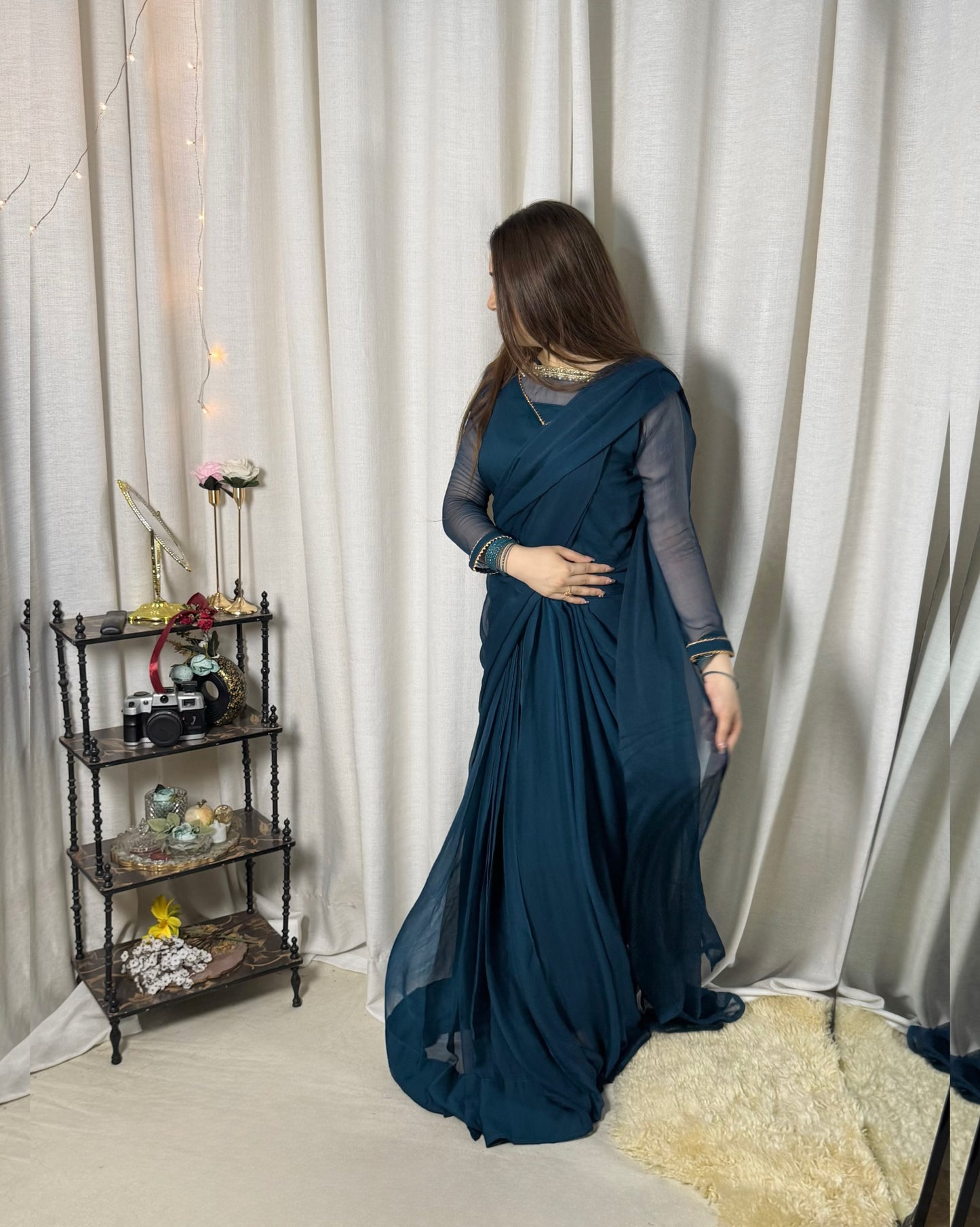 ✨ Zebaish Chiffon Saree