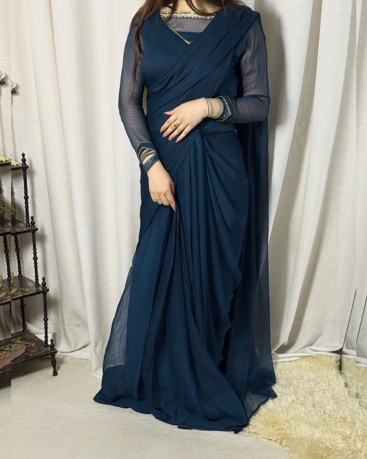 ✨ Zebaish Chiffon Saree
