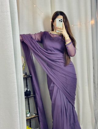✨ Zebaish Chiffon Saree