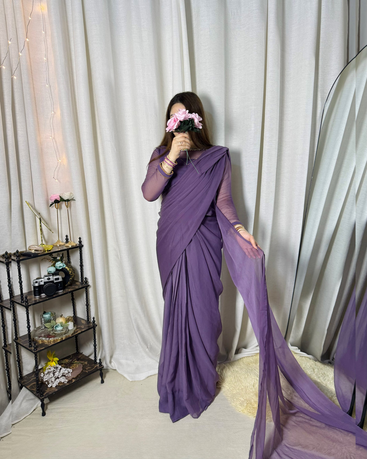✨ Zebaish Chiffon Saree