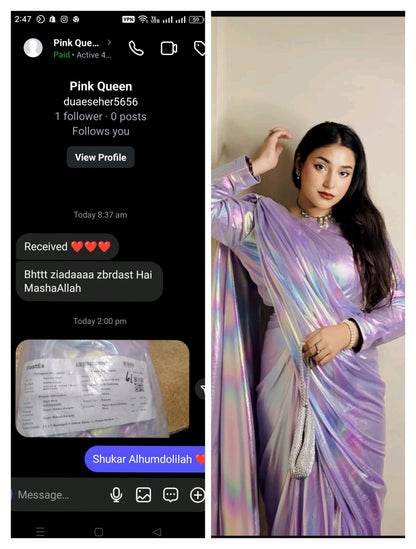 ✨ Moonlight Rainbow Saree ✨