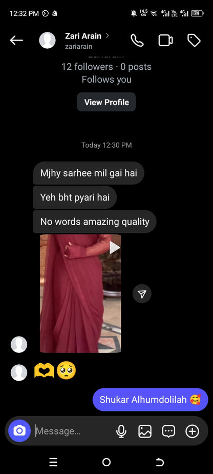 Noor-e-Chiffon Saree