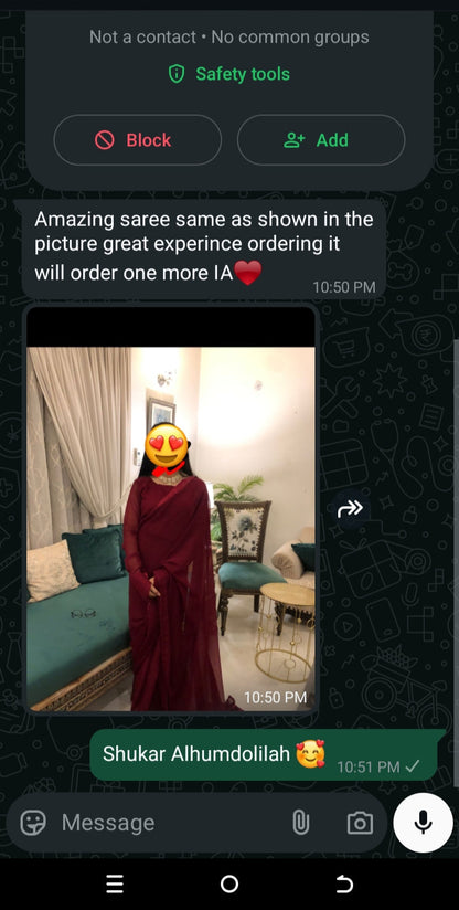 Noor-e-Chiffon Saree