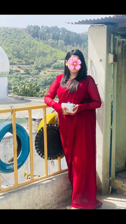Noor-e-Chiffon Saree