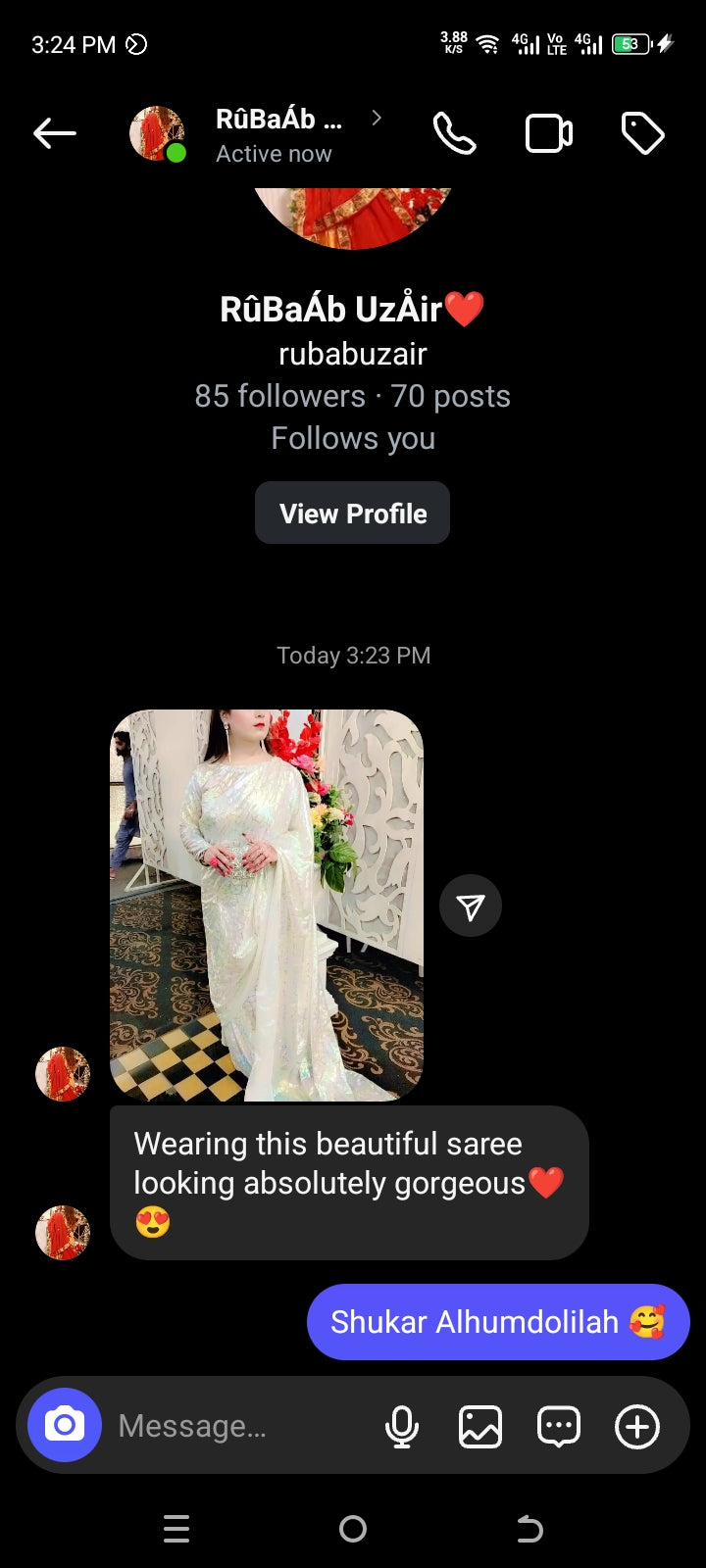 ✨ Moonlight Rainbow Saree ✨