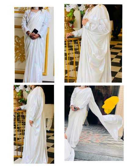 ✨ Moonlight Rainbow Saree ✨