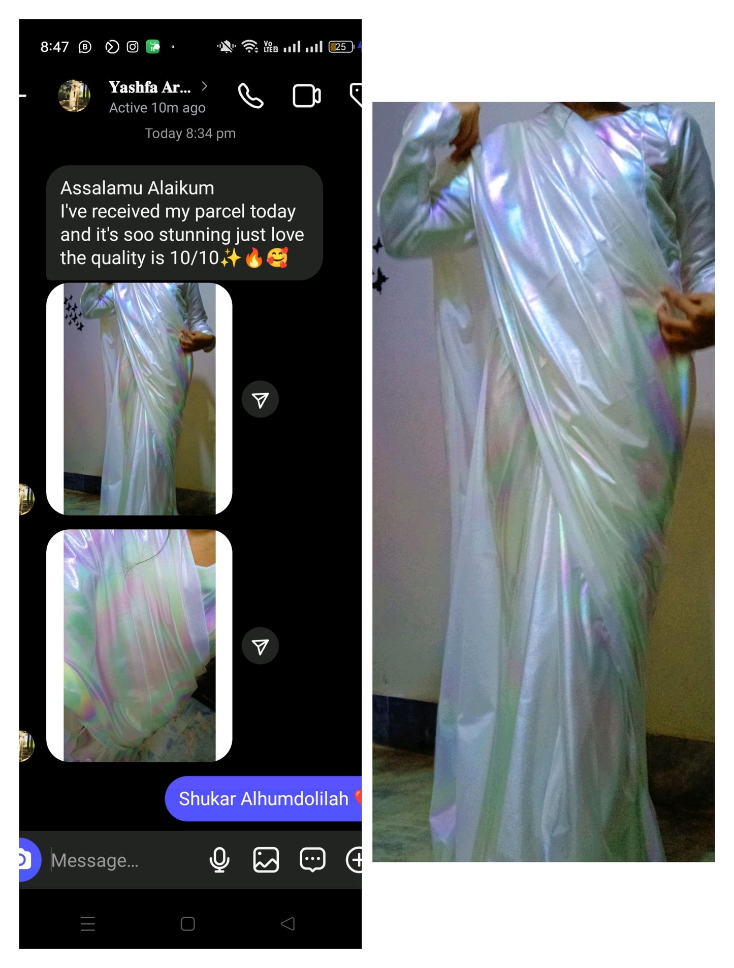 ✨ Moonlight Rainbow Saree ✨