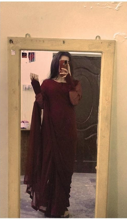 Noor-e-Chiffon Saree