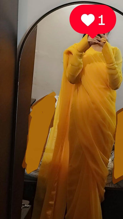 Noor-e-Chiffon Saree
