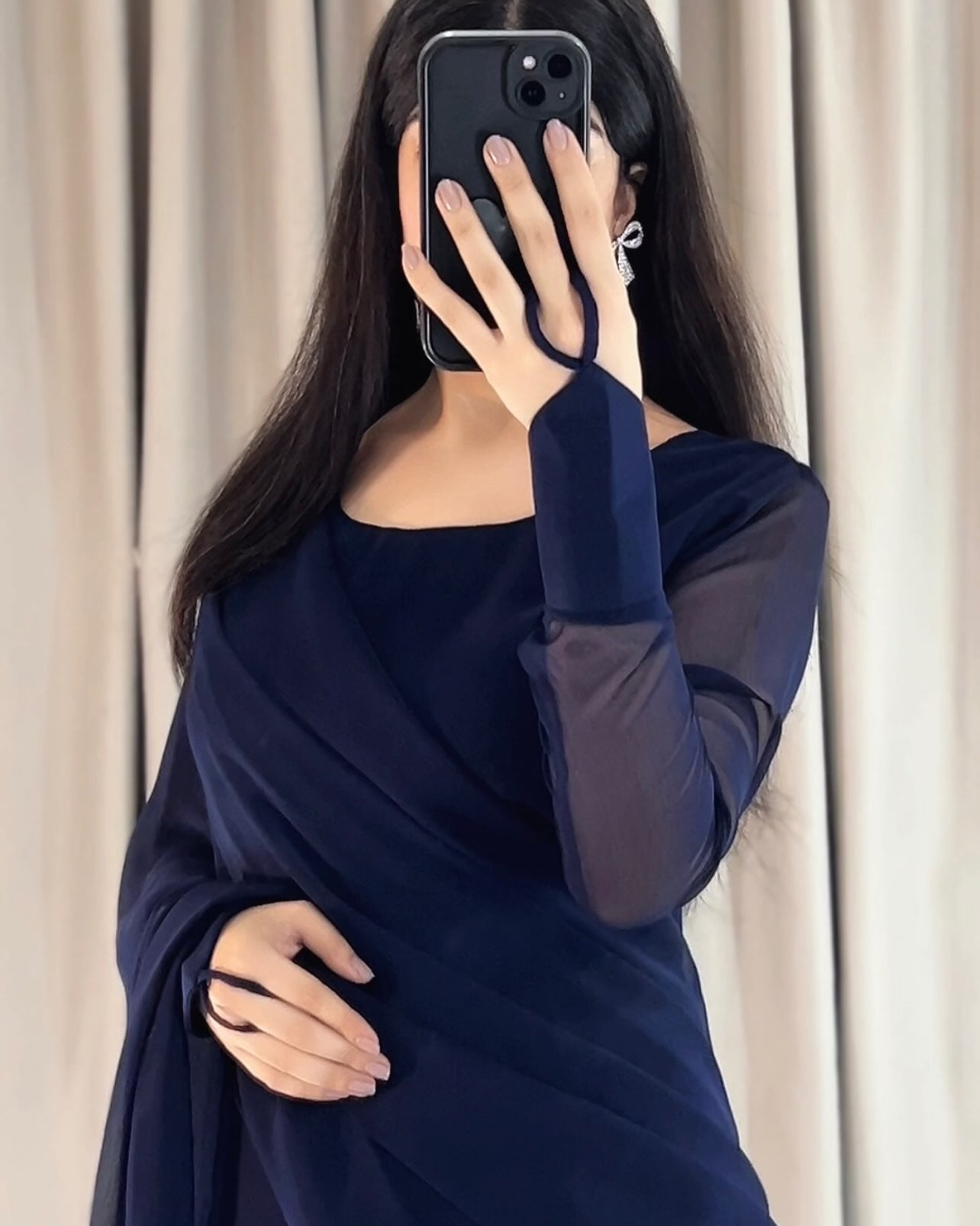 Noor-e-Chiffon Saree Stitched